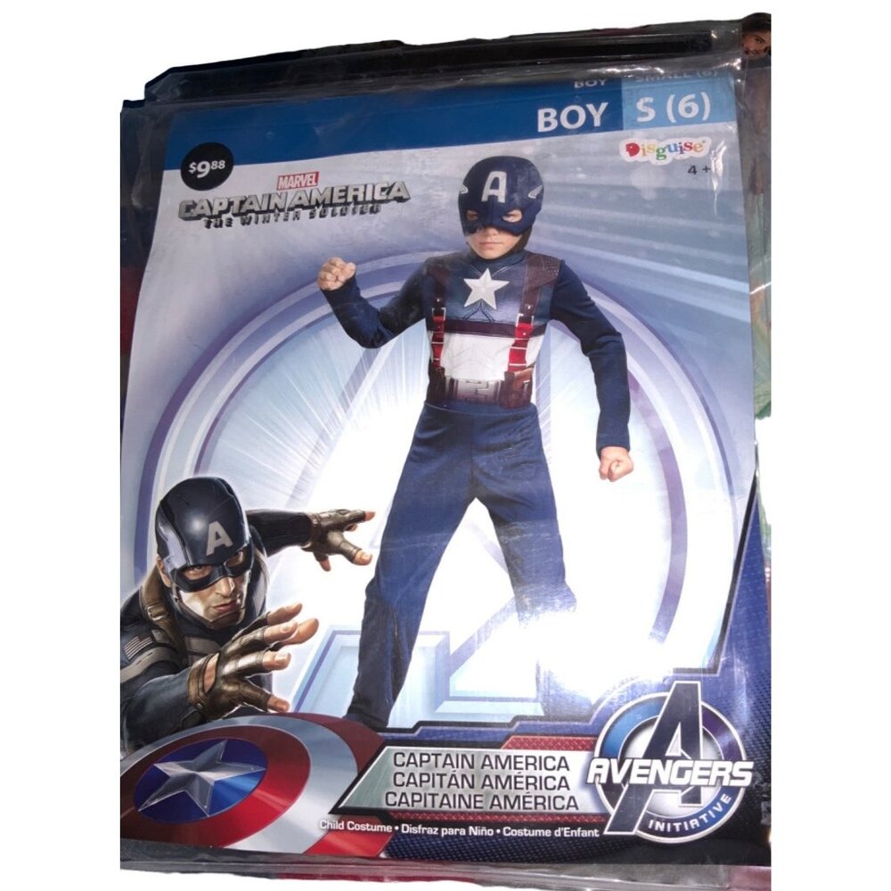 Avengers Captain America The Winter Soldier Costume Boys Sm 6 Never worn